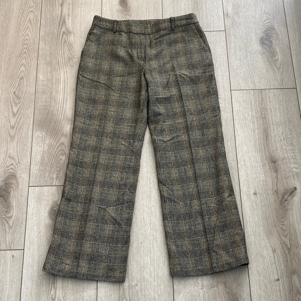 Jones New York Wool Plaid Trousers Women’s 6 Pants Business Casual Collection